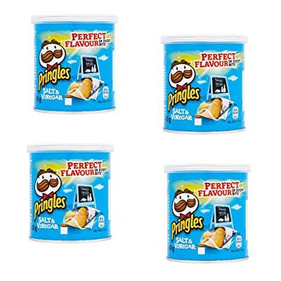 Pringles Salt & Vinegar Pop & Go 40g (Pack of 12) Pringles Salt & Vinegar Pop & Go 40g (Pack of 12)