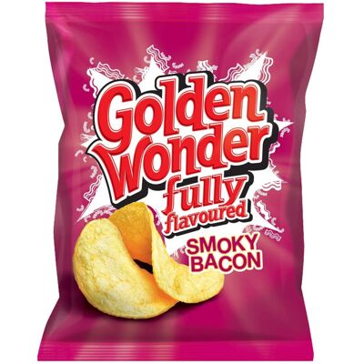 Tayto, Golden Wonder Smoky Bacon Crisps, 32 x 32.5g Tayto, Golden Wonder Smoky Bacon Crisps, 32 x 32.5g