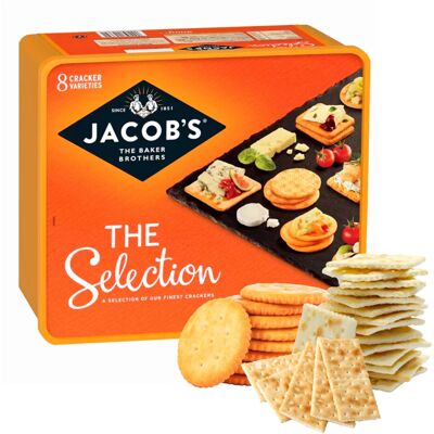 Topline Jacob's Cheese Biscuits Crackers Tub - 8 Different Selection of Delicious Biscui Topline Jacob's Cheese Biscuits Crackers Tub - 8 Different Selection of Delicious Biscui