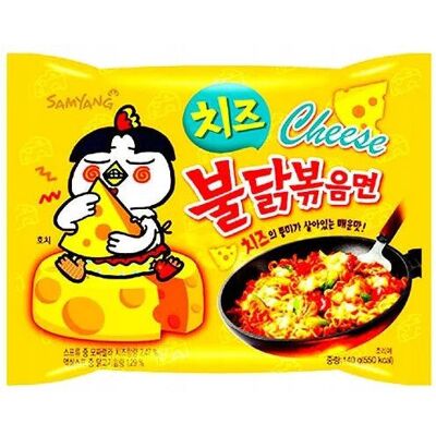 Samyang Hot Chicken Ramyun Cheese Flavour 140g Samyang Hot Chicken Ramyun Cheese Flavour 140g