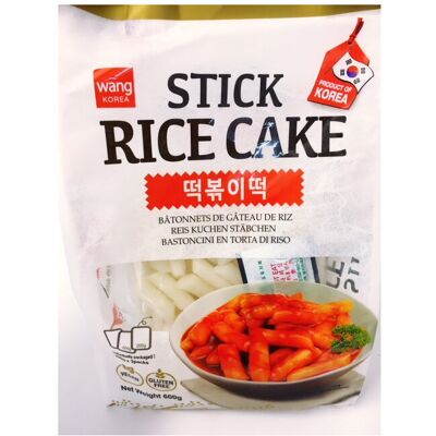 Wang Wang Korean Stick Rice Cake 600g (Topokki) Wang Wang Korean Stick Rice Cake 600g (Topokki)
