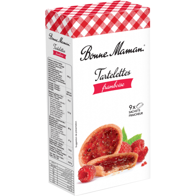 Bonne Maman Petits Tartlets With Raspberry 135G Bonne Maman Petits Tartlets With Raspberry 135G