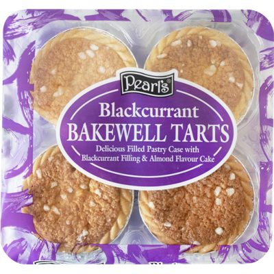 Pearl s Blackcurrant Bakewell Tarts 4's Pearl s Blackcurrant Bakewell Tarts 4's