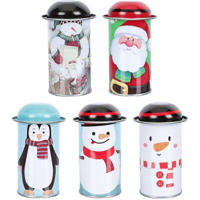 Kricely (As show, One size) 5pcs Cartoon Tea Leaves Tin Decorative Candy Box Tinplate Bo Kricely (As show, One size) 5pcs Cartoon Tea Leaves Tin Decorative Candy Box Tinplate Bo