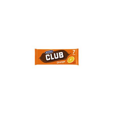 McVities McVitie's Club Orange Chocolate Biscuit Bars 7pk McVities McVitie's Club Orange Chocolate Biscuit Bars 7pk