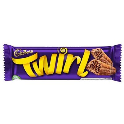 Cadbury Twirl Milk Chocolate Bar - Pack of 48 x 43G Cadbury Twirl Milk Chocolate Bar - Pack of 48 x 43G