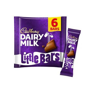 Cadbury Dairy Milk Little Bars Chocolate Multipack 6 x 18g Cadbury Dairy Milk Little Bars Chocolate Multipack 6 x 18g