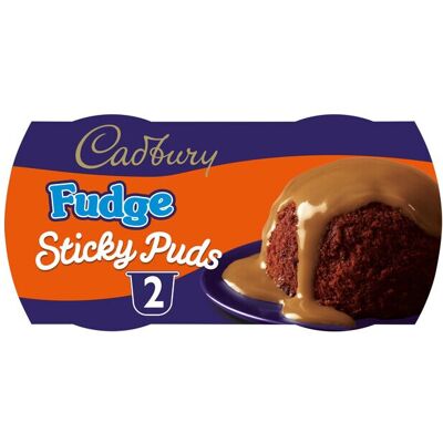 Cadbury Sticky Puds Fudge 2 per pack (Pack of 4) Cadbury Sticky Puds Fudge 2 per pack (Pack of 4)