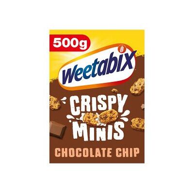 Weetabix Crispy Minis Chocolate Chip (500g) - Pack of 2 Weetabix Crispy Minis Chocolate Chip (500g) - Pack of 2