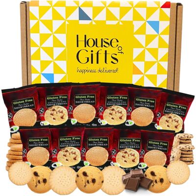 House of Gifts Gluten Free Biscuits Hamper Shortbread Snacks Gift Box Set For Her or Him 11 p House of Gifts Gluten Free Biscuits Hamper Shortbread Snacks Gift Box Set For Her or Him 11 p