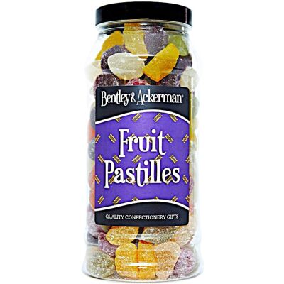 Bentley & Ackerman Fruit Pastilles sweets - (610g) Original Retro Fruit Pastilles Sweets in a Gift Bentley & Ackerman Fruit Pastilles sweets - (610g) Original Retro Fruit Pastilles Sweets in a Gift