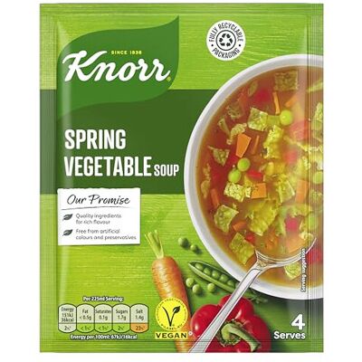Knorr Florida Spring Vegetable Soup, 48 g, Vegan Knorr Florida Spring Vegetable Soup, 48 g, Vegan