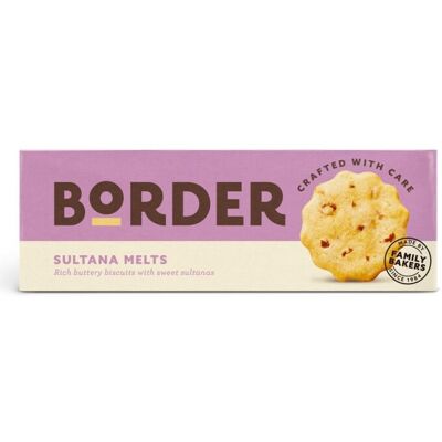 Border Biscuits Buttery Sultana Melts 135g Border Biscuits Buttery Sultana Melts 135g
