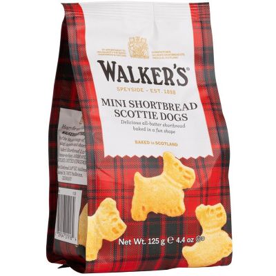 Walkers Shortbread - Mini Scottie Dogs, 125g Walkers Shortbread - Mini Scottie Dogs, 125g