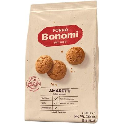 Blue Nile Foods Amaretti 500g ?Artisan Italian biscuit by Forno Bonomi Blue Nile Foods Amaretti 500g ?Artisan Italian biscuit by Forno Bonomi