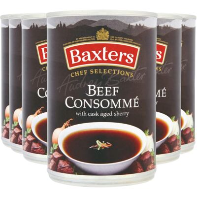 Baxters Chef Selections Soups, Beef Consomm? with Cask Aged Sherry, 400 g (Pack Baxters Chef Selections Soups, Beef Consomm? with Cask Aged Sherry, 400 g (Pack