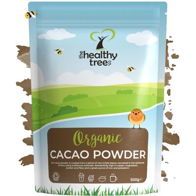 Organic Raw Cacao Powder by TheHealthyTree Company for Yoghurt, Smoothies & Baki Organic Raw Cacao Powder by TheHealthyTree Company for Yoghurt, Smoothies & Baki