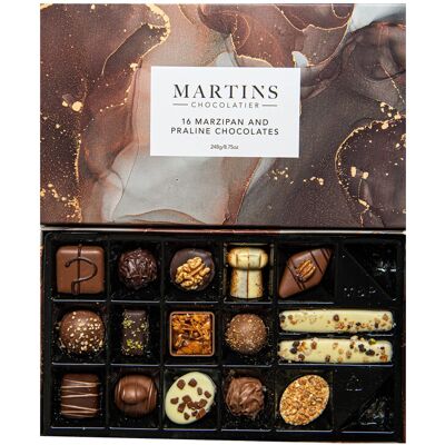 Martin’s Chocolatier Martins Chocolatier Marzipan & Praline Signature Collection 16 Luxury Chocolat Martin’s Chocolatier Martins Chocolatier Marzipan & Praline Signature Collection 16 Luxury Chocolat