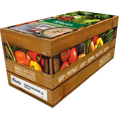 Knorr 100% Soup Cream Mushroom 4x2.5kg Knorr 100% Soup Cream Mushroom 4x2.5kg