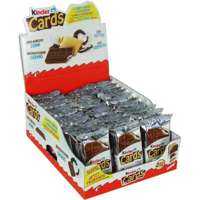 Kinder Cards Wafer Biscuit, Bulk Chocolate Gift Pack, Crispy Wafer with Creamy M Kinder Cards Wafer Biscuit, Bulk Chocolate Gift Pack, Crispy Wafer with Creamy M