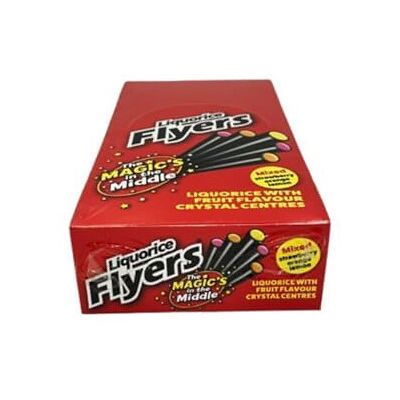 STOCKLEY'S SWEETS Flyers Giant Liquorice Sticks Carton - 40 Assorted Flavours Classic British Sw STOCKLEY'S SWEETS Flyers Giant Liquorice Sticks Carton - 40 Assorted Flavours Classic British Sw