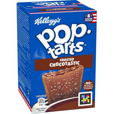 Kelloggs Kellogg's Pop-Tarts Frosted Choctastic Toaster Pastries Box, 8 x 48g Kelloggs Kellogg's Pop-Tarts Frosted Choctastic Toaster Pastries Box, 8 x 48g