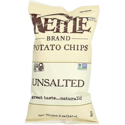 Kettle Foods, Potato Chips, Unsalted, 5 oz (141 g) Kettle Foods, Potato Chips, Unsalted, 5 oz (141 g)