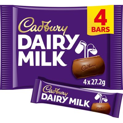 Cadbury Dairy Milk Chocolate Bars, 14 x 108.8g Cadbury Dairy Milk Chocolate Bars, 14 x 108.8g