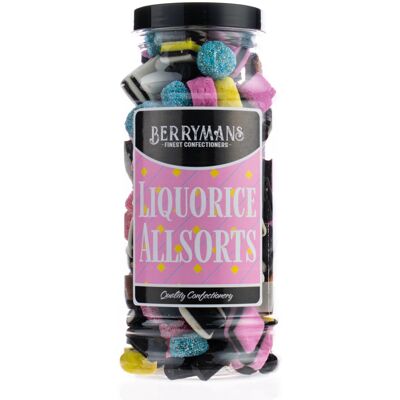 Original Liquorice Allsorts Retro Sweets Gift Jar By Berrymans Sweet Shop - Clas Original Liquorice Allsorts Retro Sweets Gift Jar By Berrymans Sweet Shop - Clas