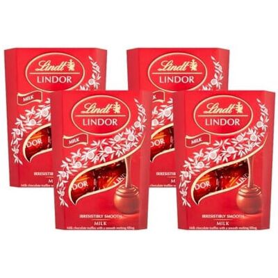 Lindt Lindor Milk Chocolate Truffles Box approx 3 Balls 37g Perfect for G Lindt Lindor Milk Chocolate Truffles Box approx 3 Balls 37g Perfect for G