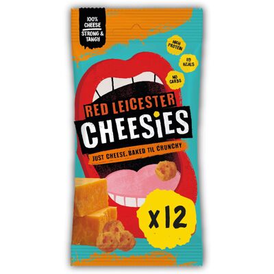 CHEESIES Crunchy Snacking Cheese Red Leicester 100 Cheese Keto Snack Su CHEESIES Crunchy Snacking Cheese Red Leicester 100 Cheese Keto Snack Su