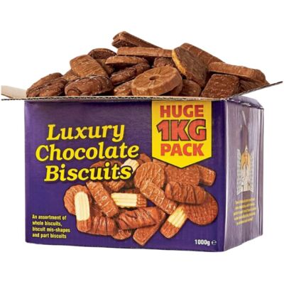 CR Snacking BROKEN CHOCOLATE BISCUITS ASSORTMENT 1KG - Box CR Snacking BROKEN CHOCOLATE BISCUITS ASSORTMENT 1KG - Box