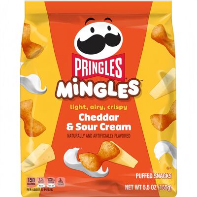 Pringles Mingles Cheddar & Sour Cream (155g) Pringles Mingles Cheddar & Sour Cream (155g)