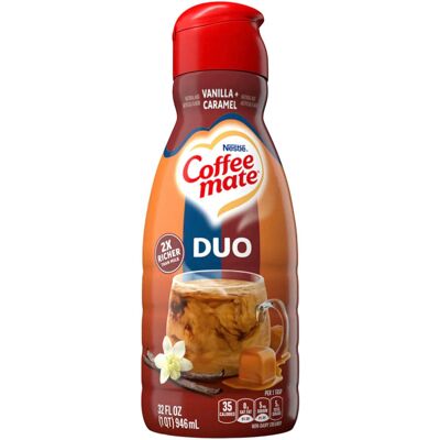 Coffee Mate Vanilla & Caramel Duo Coffee Creamer (32oz) Coffee Mate Vanilla & Caramel Duo Coffee Creamer (32oz)