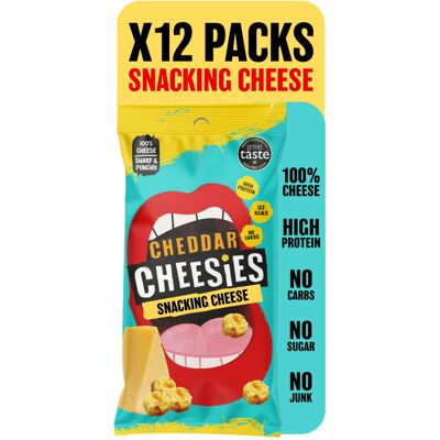 CHEESIES Crunchy Snacking Cheese Keto Snack. Sugar CHEESIES Crunchy Snacking Cheese Keto Snack. Sugar