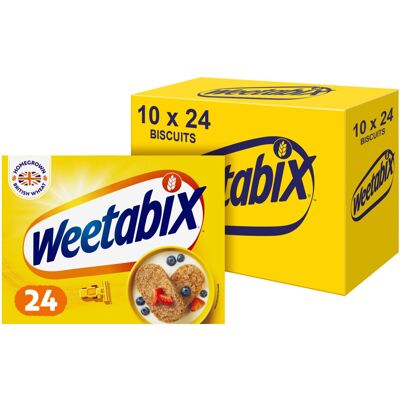 Weetabix, Breakfast, Packed with Fibre, High in Vitamin D, Source of Iron, (Pack Weetabix, Breakfast, Packed with Fibre, High in Vitamin D, Source of Iron, (Pack