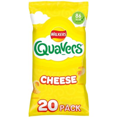 Walkers Quavers Cheese Multipack Snacks Crisps Walkers Quavers Cheese Multipack Snacks Crisps