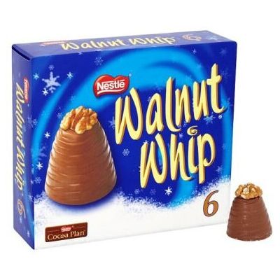 Nestle Nestlé Walnut Whip Pack of 6 180g Nestle Nestlé Walnut Whip Pack of 6 180g