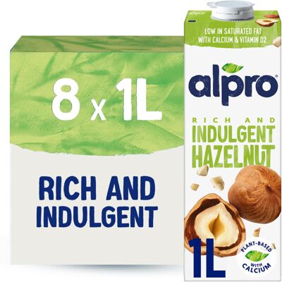 Alpro Hazelnut Drink - Plant-Based Long Life Dairy Free & Lactose Free Milk Alte Alpro Hazelnut Drink - Plant-Based Long Life Dairy Free & Lactose Free Milk Alte