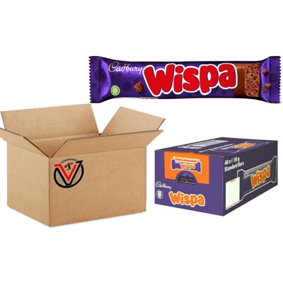 Cadbury Wispa Chocolate Bar, Velvety Bubbly Texture, 36 g (Box of 48) Cadbury Wispa Chocolate Bar, Velvety Bubbly Texture, 36 g (Box of 48)
