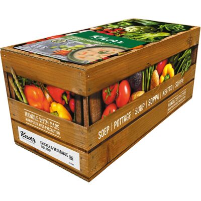 Knorr 100% Soup CountrChickenVeg 4x2.5kg Knorr 100% Soup CountrChickenVeg 4x2.5kg