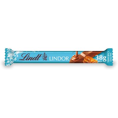 Lindt Lindor Salted Caramel Chocolate Bar 38 g (Pack of 24) Lindt Lindor Salted Caramel Chocolate Bar 38 g (Pack of 24)