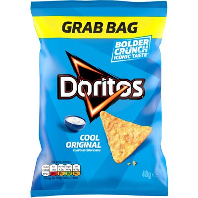 Doritos Cool Original Tortilla Chips Grab Bag Crisps 48g (Case of 24) Doritos Cool Original Tortilla Chips Grab Bag Crisps 48g (Case of 24)