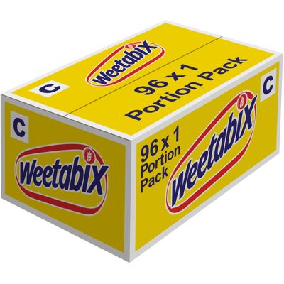 Weetabix Original Pack of 96 x 1 Biscuit (18g) ? 100 percent Wholegrain & High F Weetabix Original Pack of 96 x 1 Biscuit (18g) ? 100 percent Wholegrain & High F
