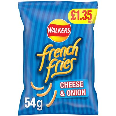 Walkers French Frie Cheese Onion 54g (Pack of 18) Walkers French Frie Cheese Onion 54g (Pack of 18)