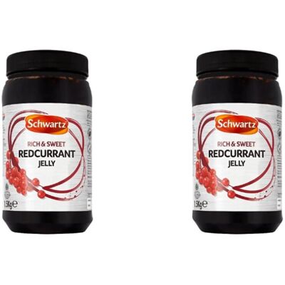 Schwartz Redcurrant Jelly 1.5kg (Pack of 2) Schwartz Redcurrant Jelly 1.5kg (Pack of 2)