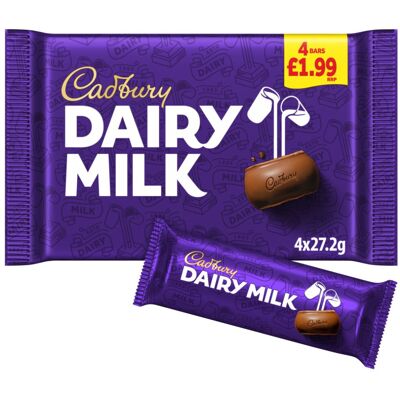 Cadbury Dairy Milk Chocolate 108.8g (Pack of 14) Cadbury Dairy Milk Chocolate 108.8g (Pack of 14)