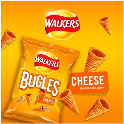 Walkers Bugles Cheese Sharing Snacks 110g Walkers Bugles Cheese Sharing Snacks 110g