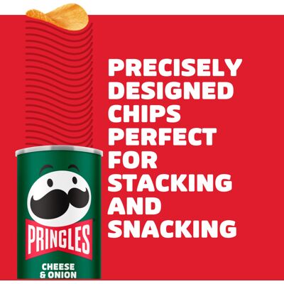 Pringles Cheese Onion Sharing Crisps 185g Pringles Cheese Onion Sharing Crisps 185g