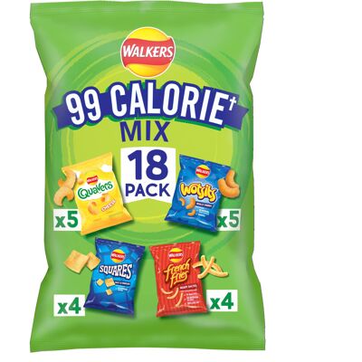 Walkers 99 Calorie Mix Snacks Crisps 18 Pack Walkers 99 Calorie Mix Snacks Crisps 18 Pack